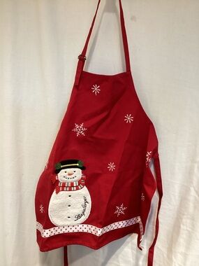 Longaberger Christmas child’s Apron